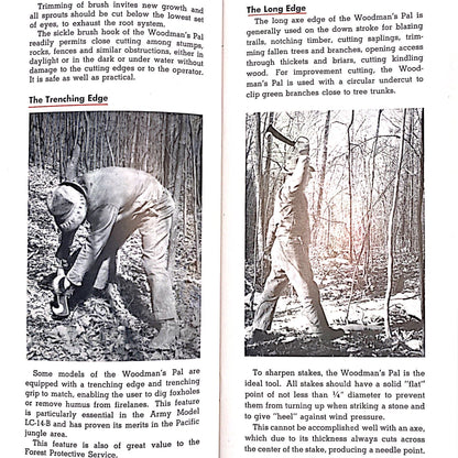 Authentic 1944 Woodman's Pal Owner's Manual