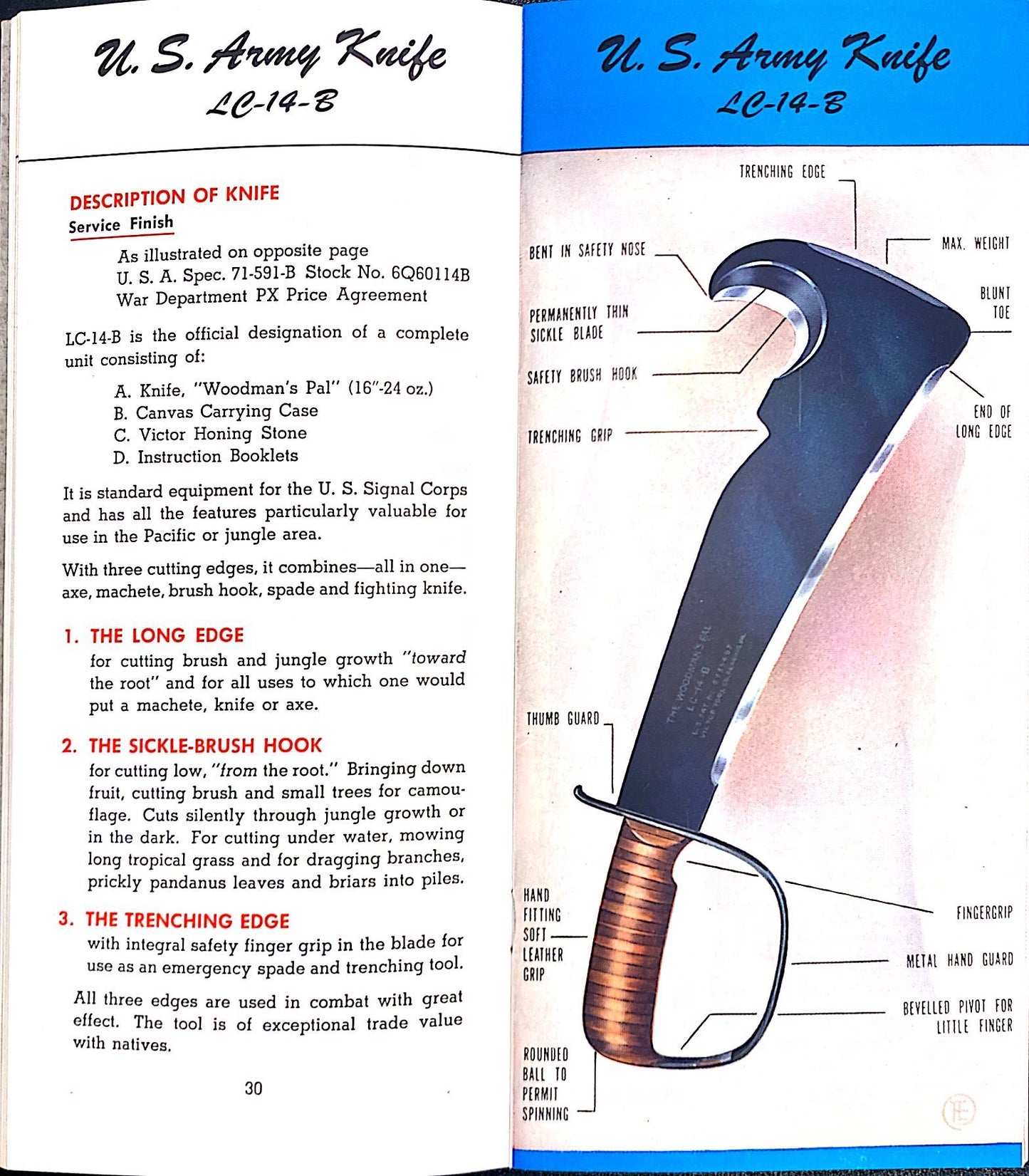 Authentic 1944 Woodman's Pal Owner's Manual